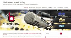 Desktop Screenshot of christensenbroadcasting.com